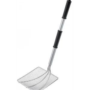 Veilige Betaling Schuimspaan vierkant inox zwart 18cm