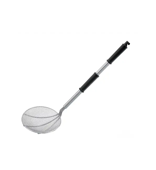 Saint Romain Schuimspaan rond inox zwart 22cm Seizoensaanbieding