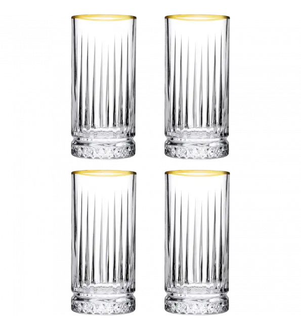 Pasabahce Longdrink Elysia Gold 280ml| 4 stuks Beste Prijs