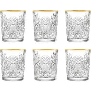 Merkproduct Onis Icon Tumbler gouden rand 350ml | 6 stuks