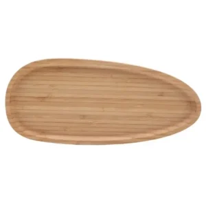Betrouwbaar Plank ovaal bamboe 32x14cm