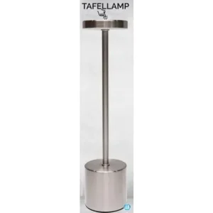 Uitverkoop Tafellamp LED aluminium H34cm