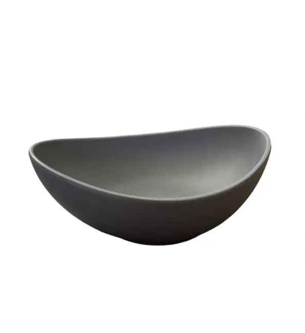 Bowl Swing ovaal melamine grijs 180x134x65mm Express Levering