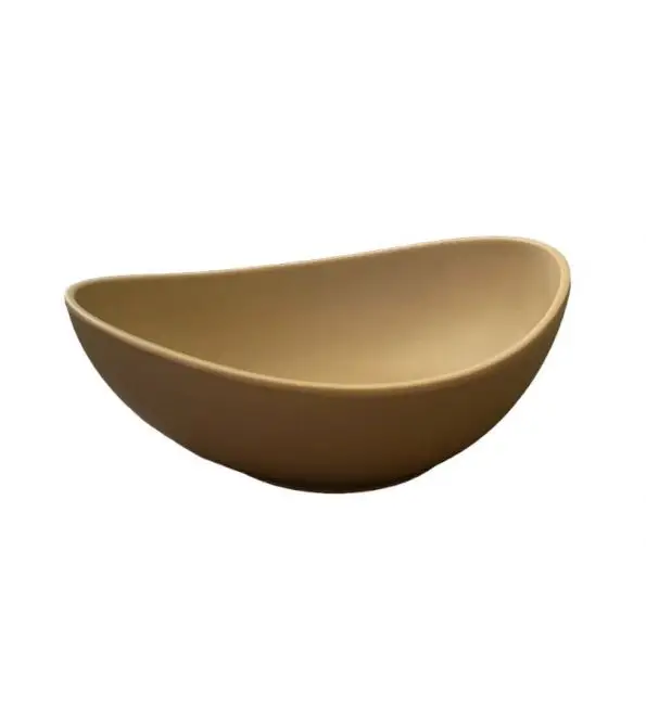 Rechtstreeks Van De Fabrikant Bowl Swing ovaal melamine beige 180x134x65mm