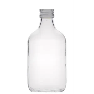 Glazen Fles Pocket met dop 200ml Favoriet