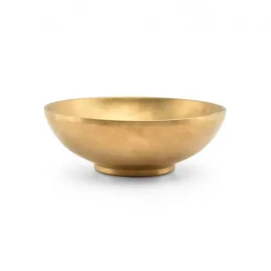 Lage Kosten F2D Kom Host dubbelwandig vintage goud 18x6cm