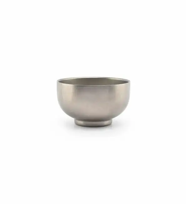 Express Levering F2D Kom Host dubbelwandig vintage zilver 12x7cm