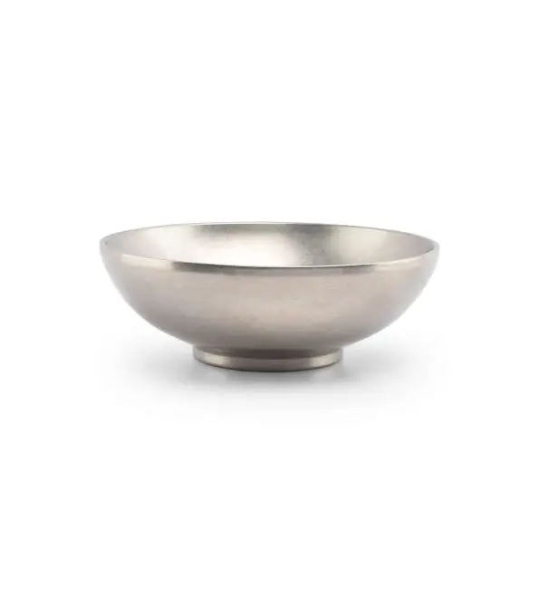 Uitverkoop F2D Kom Host dubbelwandig vintage zilver 18x6cm