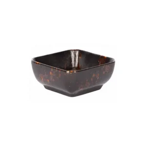 Populair Proof Etna Vierkant Schaaltje zwart 7,5x7,5xH3,5cm