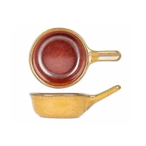 Proof Elements Mustard Aperoschaaltje met steel 10,5x6,5xH3,7cm Bestseller