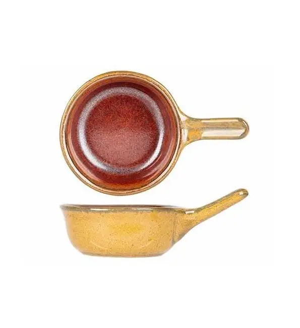 Proof Elements Mustard Aperoschaaltje met steel 10,5x6,5xH3,7cm Bestseller