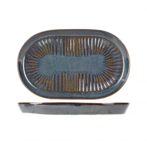 Proof Solas Bord ovaal blauw 19x12,5cm Flitsaanbieding