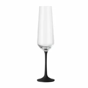 Laatste Kans Bohemia Sandra Black Champagneflûte 200ml | 6 stuks