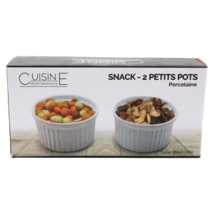 Potjes wit 8x5cm | 2 stuks Premium