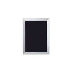 Krijtbord leisteen zwart alu brossé 40x60cm Lage Kosten