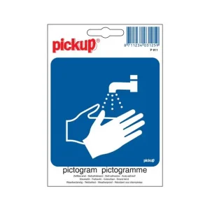 Lage Prijs Pickup Pictogram 10x10 cm - Handen wassen verplicht