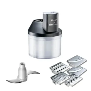 Bamix SliceSy zwart 5 mesjes + cutter Direct Beschikbaar