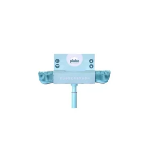 Plubo Rubberbrush blauw/grijs 34,5cm Nieuw