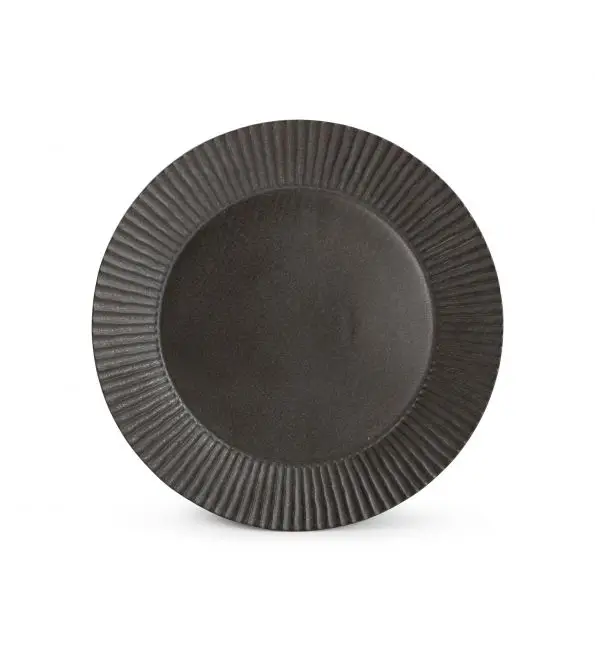 F2D Plat Bord Aurora black Ø30,5cm Gereduceerde Prijs