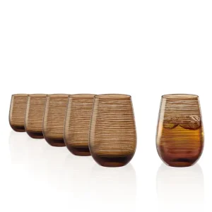 Stölzle Beker Twister bruin 465ml | 6 stuks Must-Have