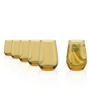 Stölzle Tumbler Elements amber 465ml | 6 stuks Lage Kosten