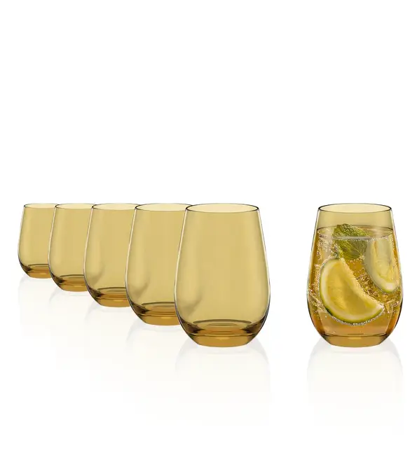 Stölzle Tumbler Elements amber 465ml | 6 stuks Lage Kosten