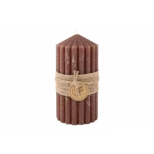 Shop Nu Cosy@Home Kaars ribble bruin 60h 7x7xH14cm