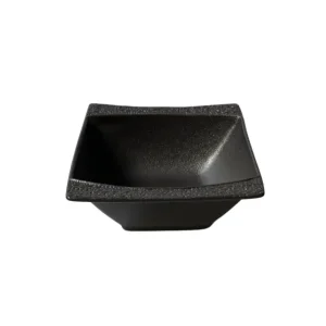 Kom Palace zwart 10,5x10,5xH4,5cm Voordeelprijs
