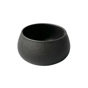 Kom King mat zwart 15,3x15,3x6cm Alleen Vandaag