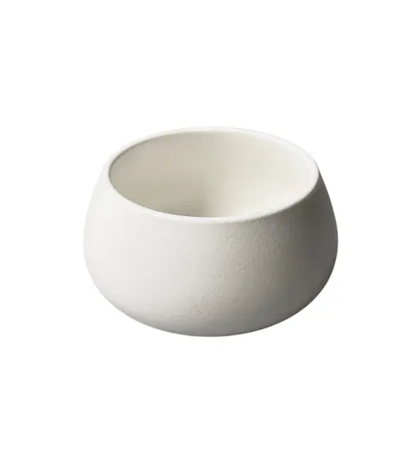 Koop Online Kom King mat wit 15,3x15,3x6cm
