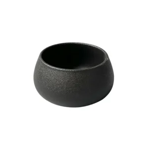 Kom King mat zwart 10x10x5,4cm Op = Op