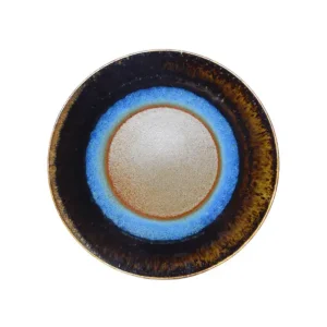 SUP Iris Plat Bord blauw Ø21cm Beperkte Voorraad