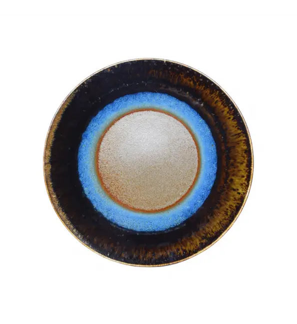 SUP Iris Plat Bord blauw Ø21cm Beperkte Voorraad