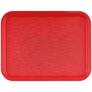 Dienblad PP rood 45,5x35,5cm Direct Verzonden