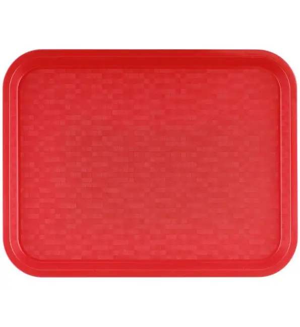 Dienblad PP rood 45,5x35,5cm Direct Verzonden