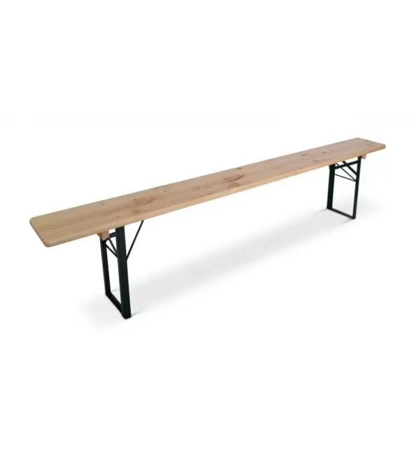 Bierbank grenenhout met groen frame 220x25cm Snelle Levering