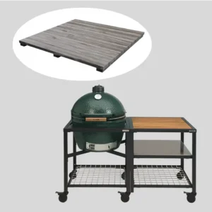 Aanbieding Big Green Egg Distressed Acacia Wood Insert voor expansion frame