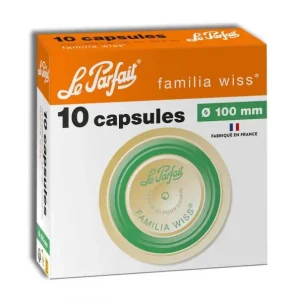 Aanbieding Le Parfait Familia Wiss Capsule Ø100mm | 10 stuks