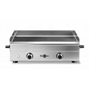 Snelle Levering Krampouz Plancha Design gas dubbel 2x2000W