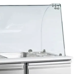 Tefcold Glasopbouw voor Saladette toonbank SA1365 Actieprijs