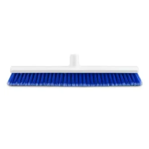 Flitsaanbieding Veegborstel Hygiënisch zacht gepluimd blauw 50cm