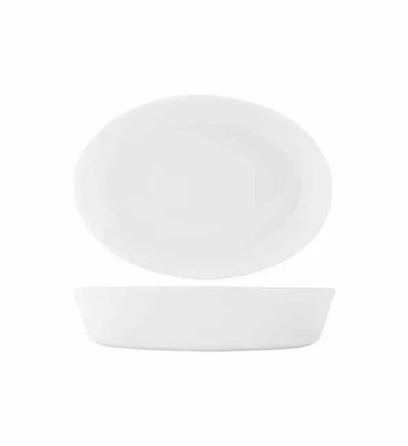 C&T Prof Essentials Ovenschaal ovaal wit 26x19xH5cm Meest Verkocht