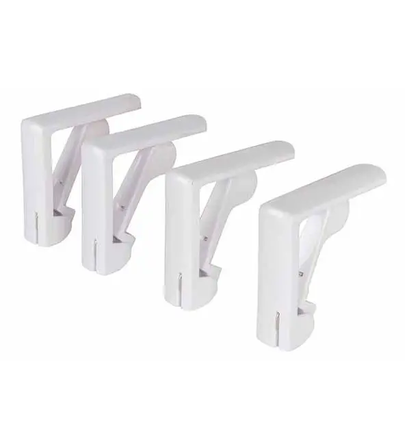 Betrouwbaar C&T Tafelklem kunststof 5,5x5,5x1,7cm | 4 stuks