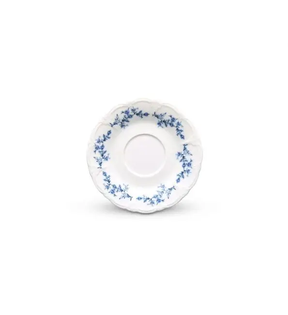 BonBistro Schotel Retro blue flower 16,5cm Voordeelprijs