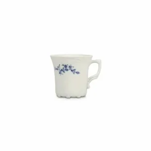 Merkproduct BonBistro Kop Retro blue flower 200ml