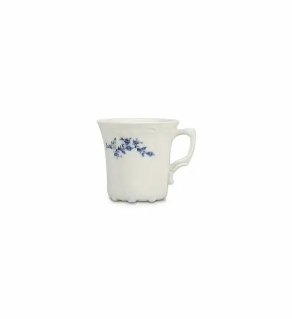 Merkproduct BonBistro Kop Retro blue flower 200ml