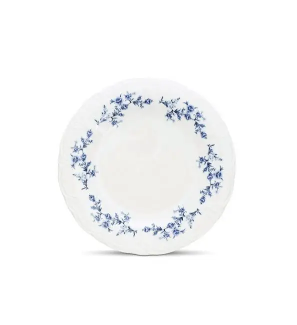 BonBistro Plat Bord Retro blue flower 27cm Korting