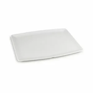Dienblad/tray melamine wit 29x23cm Nieuw