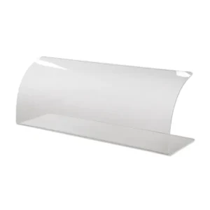 Korting Toonbankstaander softline gebogen plexi 100xH35cm