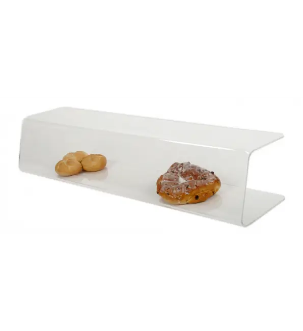 Lage Kosten Toonbankstaander open plexi 100xH20cm
